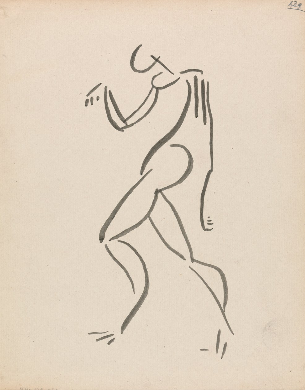 Dansende figur av Henri Gaudier Brzeska