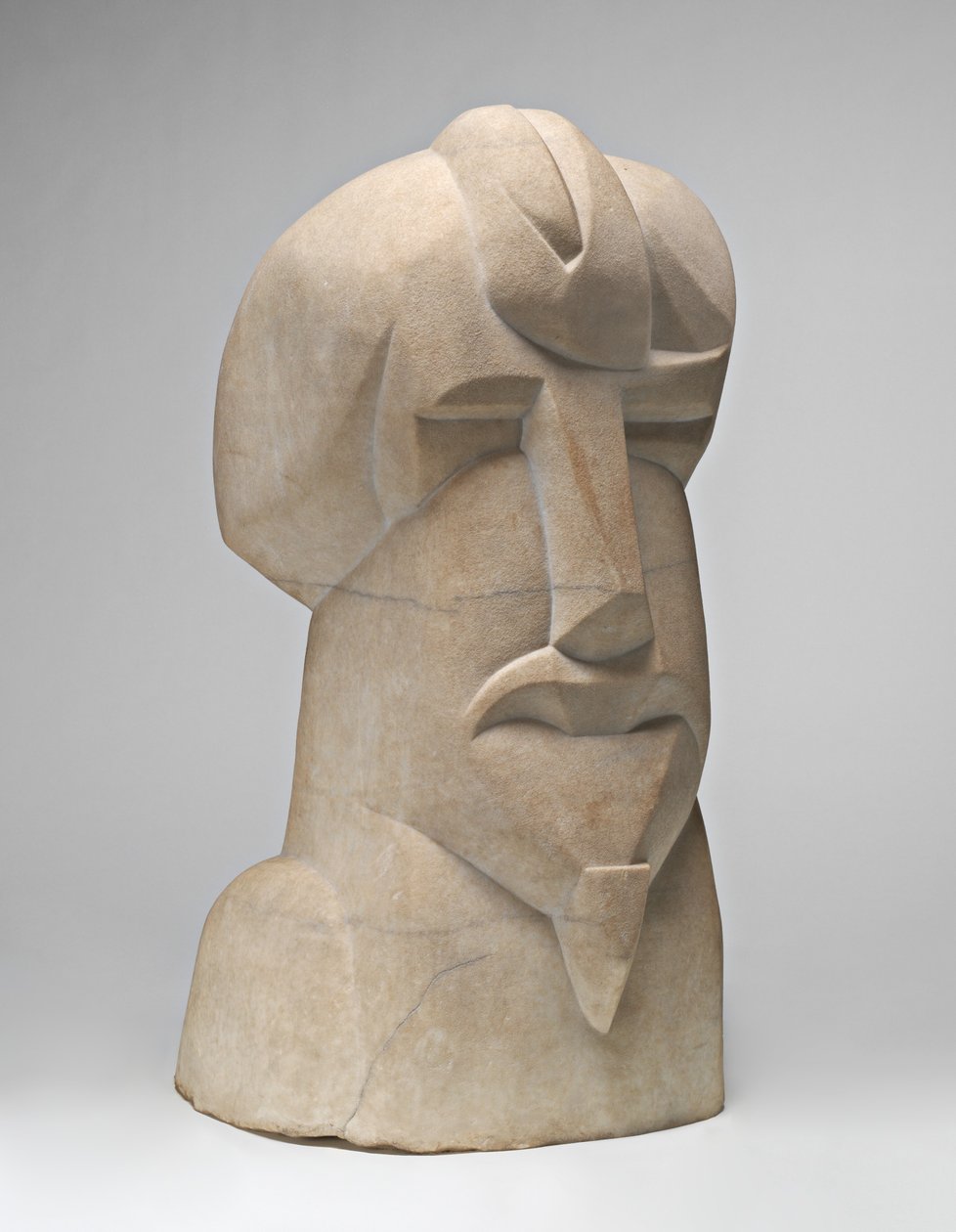 Hieratisk leder av Ezra Pound av Henri Gaudier Brzeska