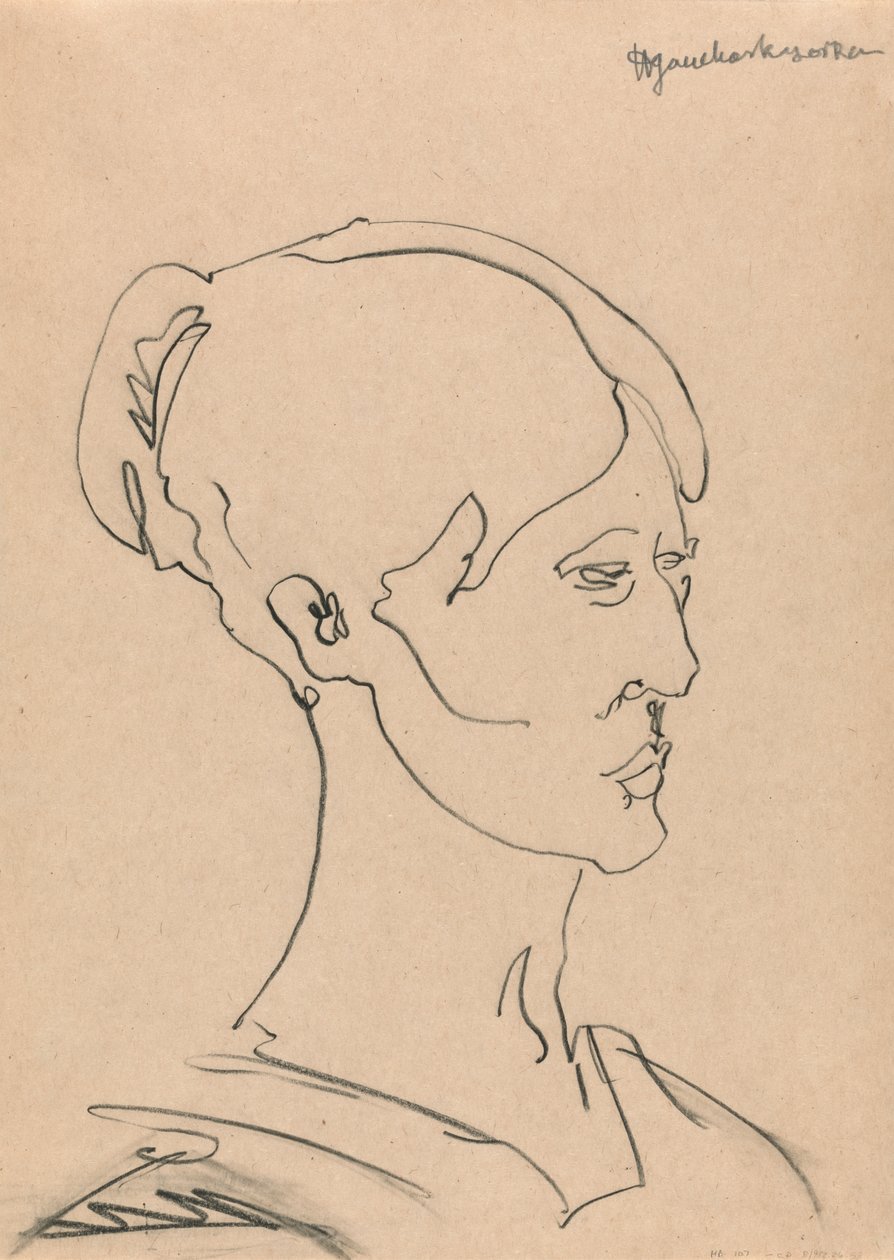 Portrett av en kvinne av Henri Gaudier Brzeska
