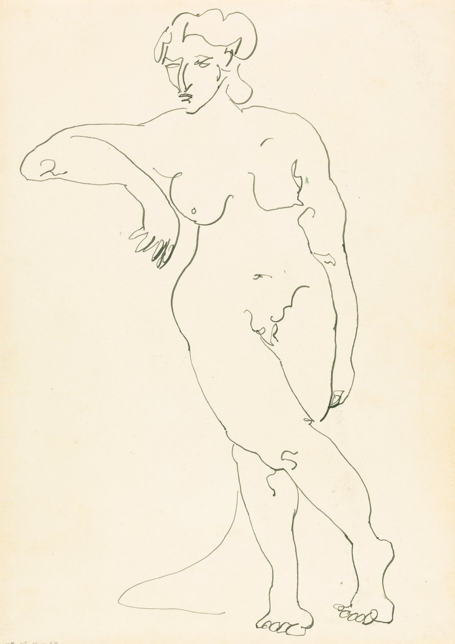 Stående kvinneskikkelse av Henri Gaudier Brzeska