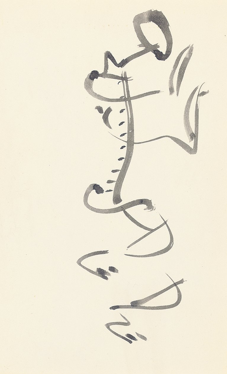 Studie for "Red Stone Dancer", 1914 av Henri Gaudier Brzeska