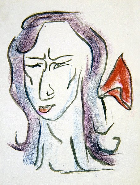 Grevinnen av Oxford og Asquith av Henri Gaudier Brzeska