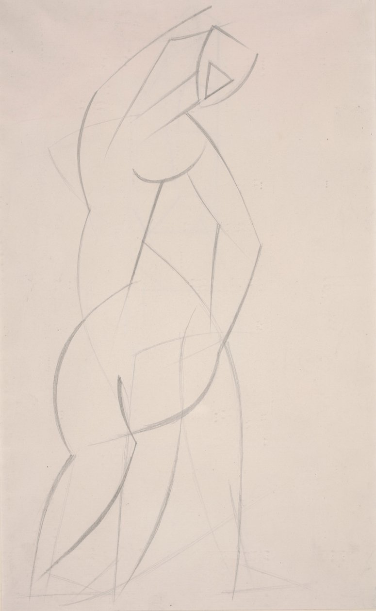 Uten tittel (Studie for Red Stone Dancer) av Henri Gaudier Brzeska