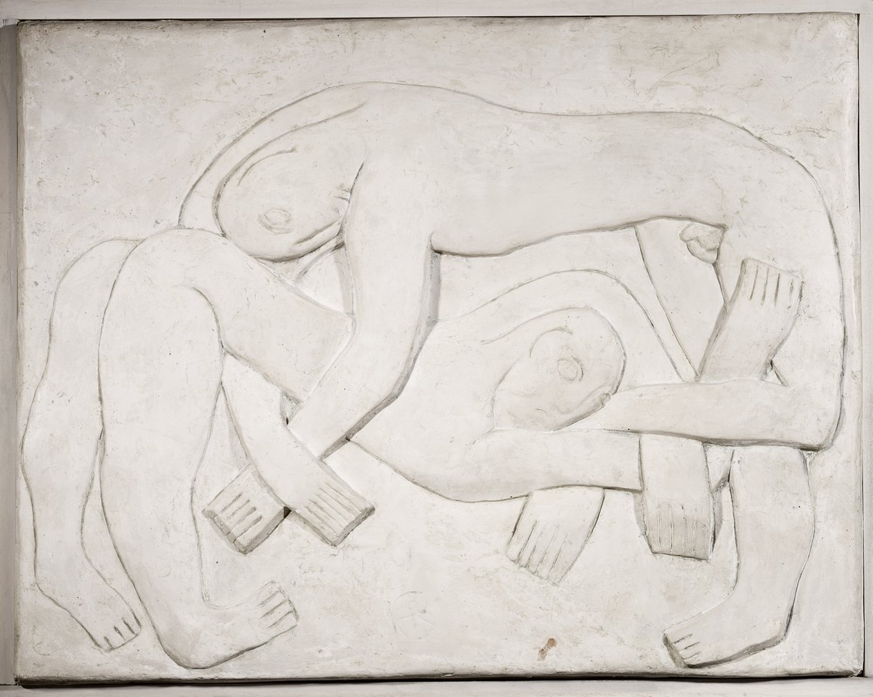 Wrestlers, 1914 ; 1965 av Henri Gaudier Brzeska