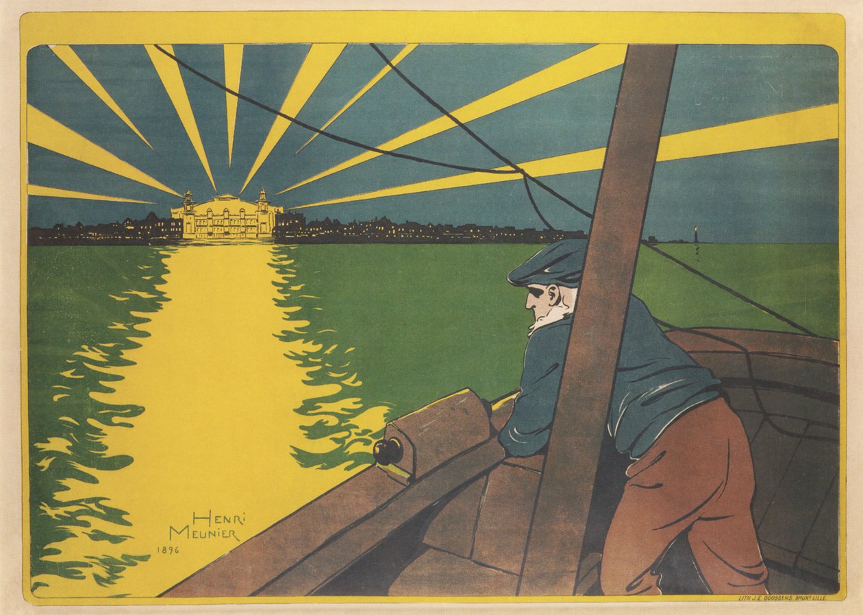 Blankenberge Casino, 1896. av Henri Georges Meunier