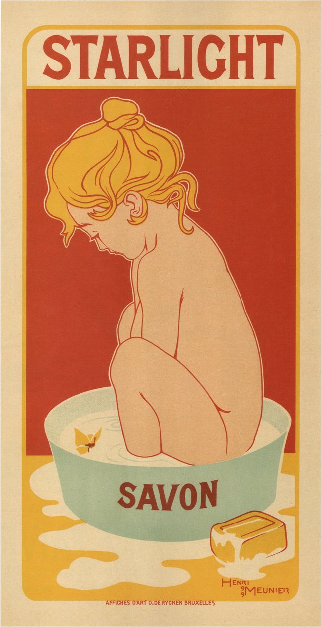 Starlight Savon, 1899 av Henri Georges Meunier