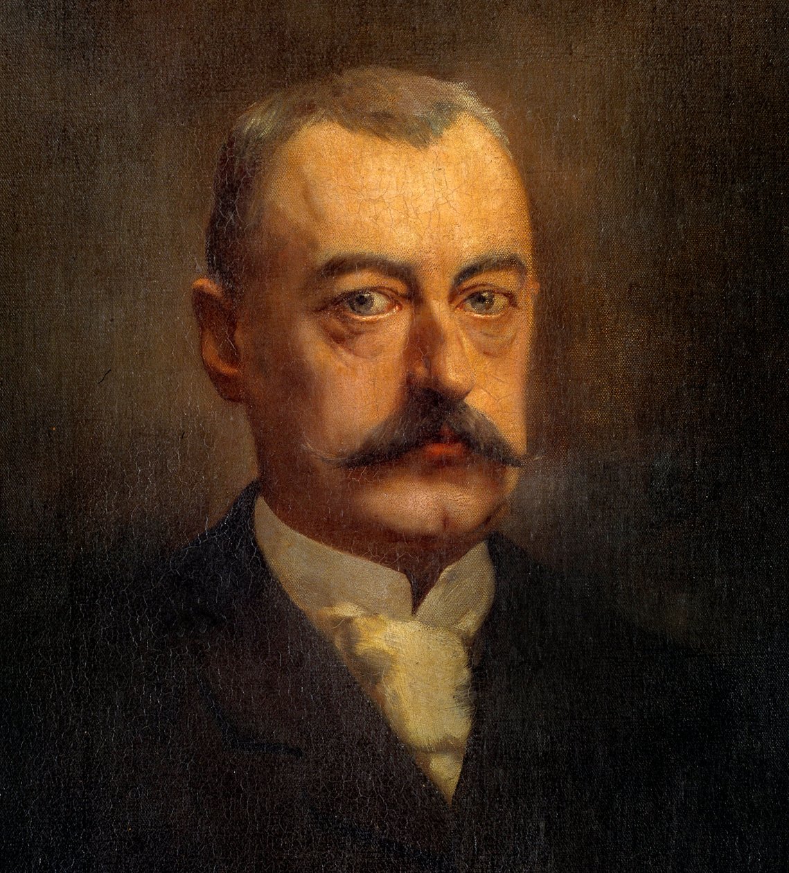 Detalj av "" Portrettet av Pierre Waldeck Rousseau (Waldeck-Rousseau) (1846-1904) politiker"" Maleri av Henri Gervex (1852-1929) 1800-tallet Søn. 1x0,72 m Paris, Musee Carnavalet av Henri Gervex