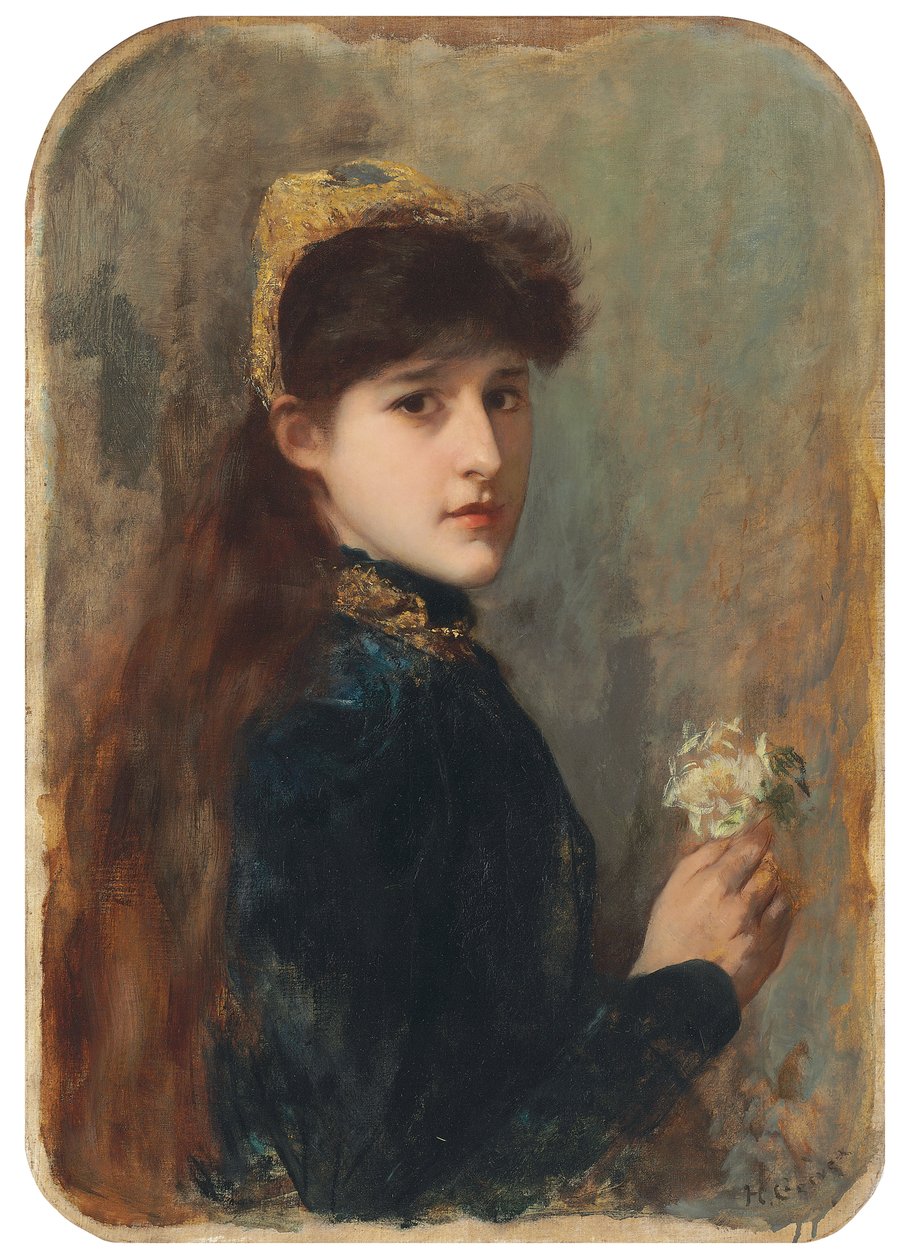 Portrett av en ung jente, ca. 1877-1880 av Henri Gervex
