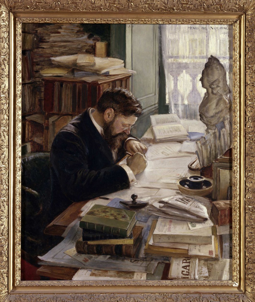 Portrett av Pierre de Nolhac 1859-1936, 1909. av Henri Girault De Nolhac
