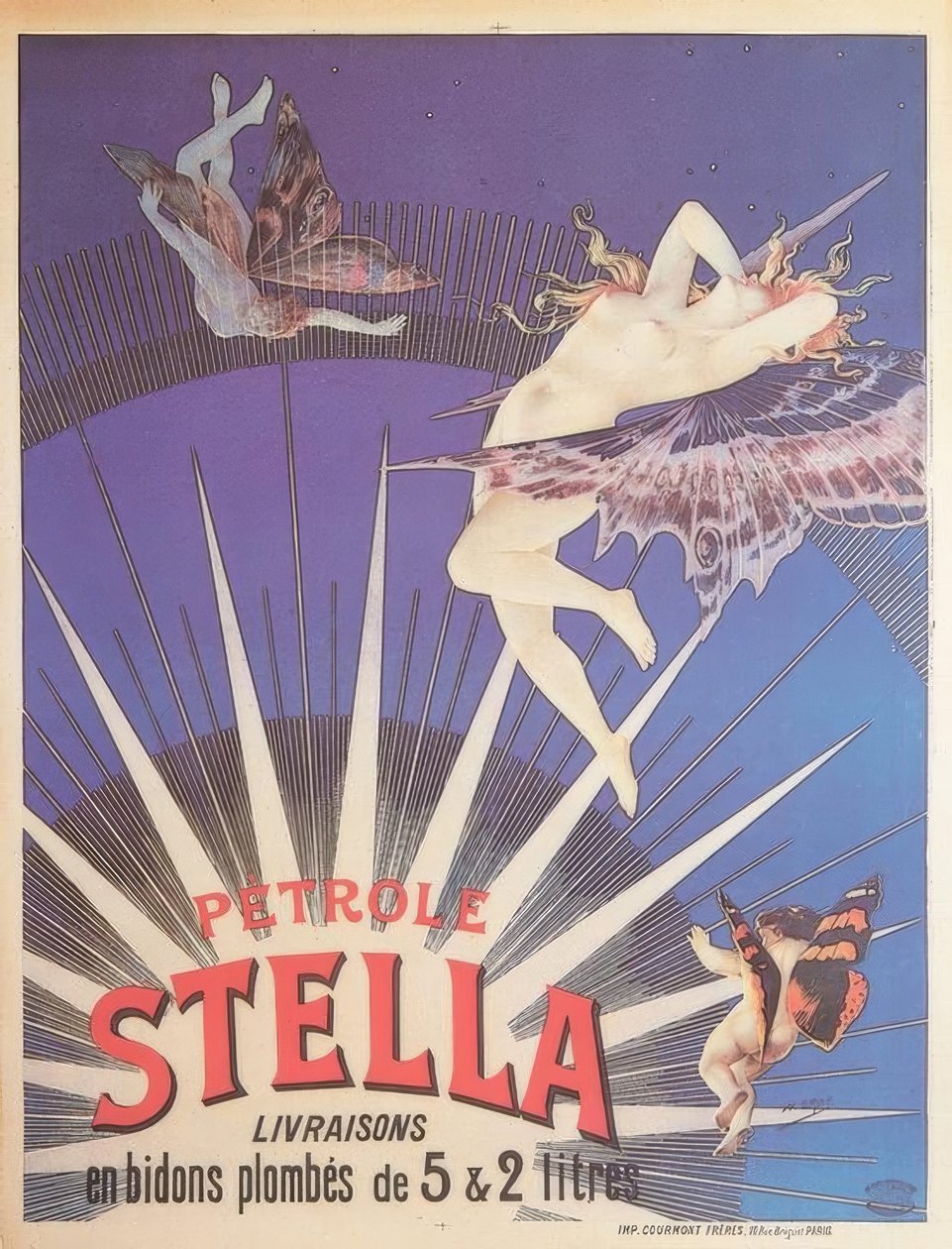 Stella Petroleum / Plakat 1897 av Henri Gray