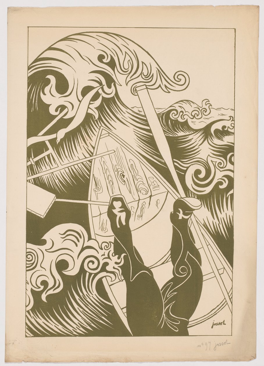 Bølgen (La vague) av Henri Gustave Jossot