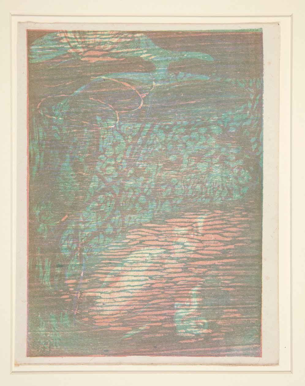 Nymphe effrayee (skremt nymfe) av Henri Heran