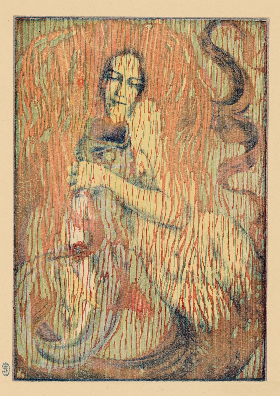 Leken havfrue, 1897 av Henri Heran