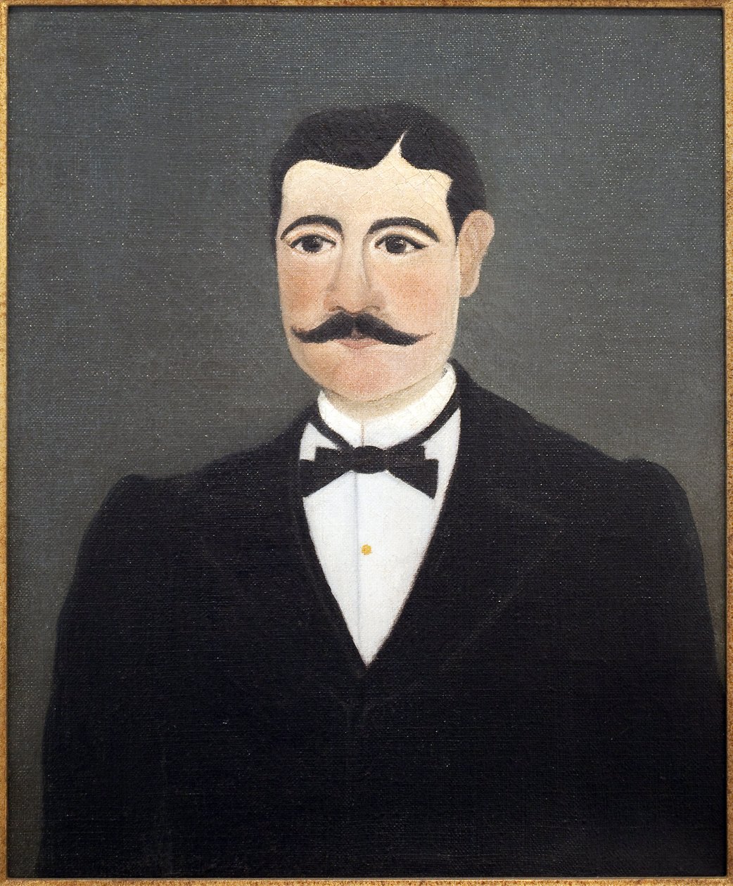 Portrett av Frumence Biche i vanlige klær (marechal des logis). Maleri av Henri Rousseau (1844-1910), kjent som tollvesenet, olje på lerret, slutten av 1800-begynnelsen av 1900-tallet, fransk kunst, Musee International d