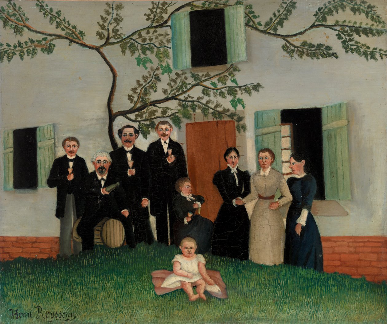 Familien av Henri J.F. 1844 1910 Rousseau