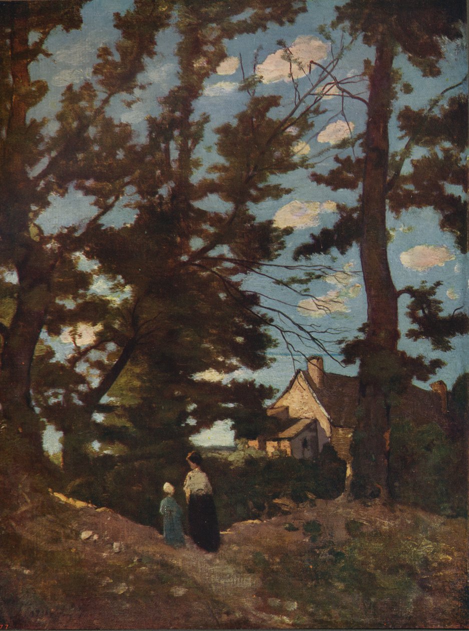 Et landskap, c1915 av Henri Joseph Harpignies