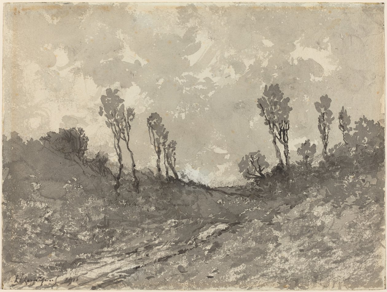 Vei ved Hérisson av Henri Joseph Harpignies