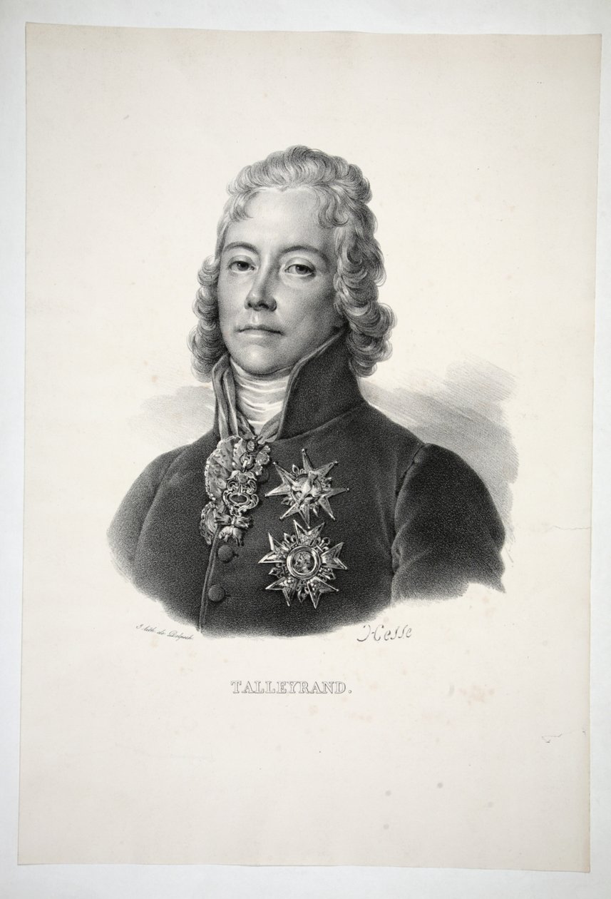 Talleyrand, pub. 1821 av Henri Joseph Hesse