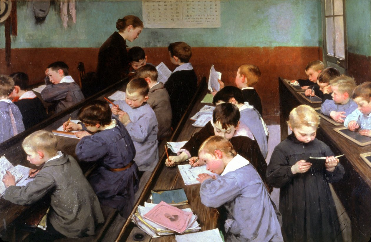 Barneklasse av Henri Jules Jean Geoffroy