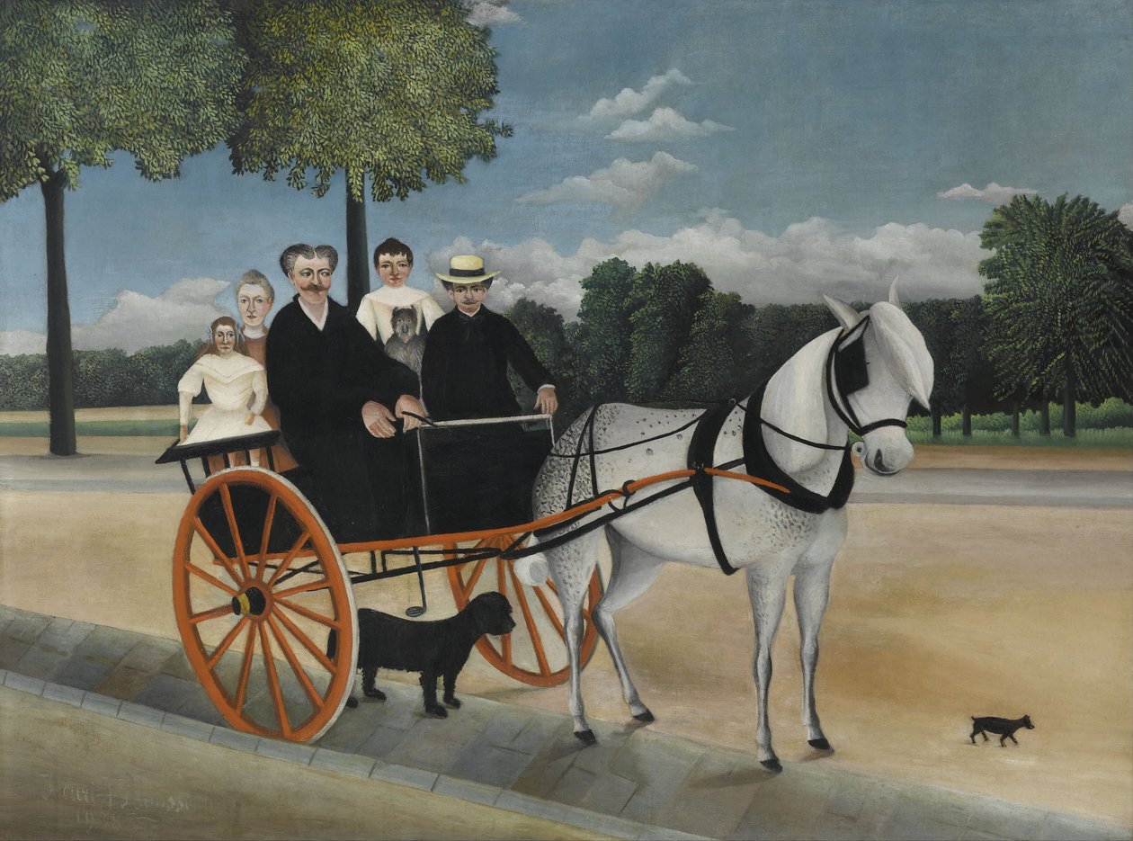 Gamle Juniers vogn av Henri Julien Félix Rousseau