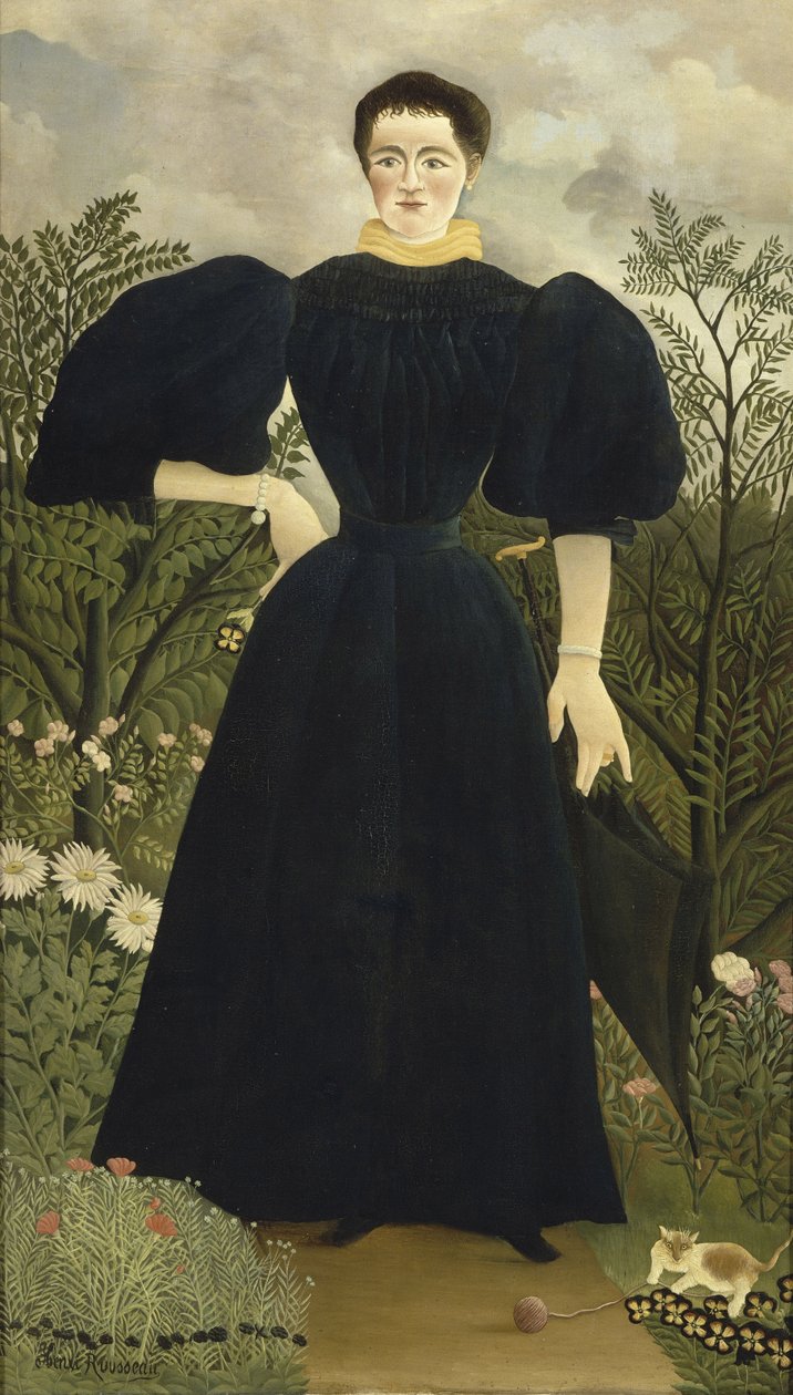 Portrett av Madame M, 1895-1897 av Henri Julien Félix Rousseau