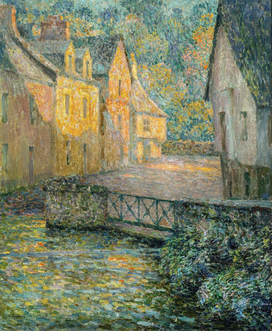 Gylden morgen, 1920. av Henri Le Sidaner