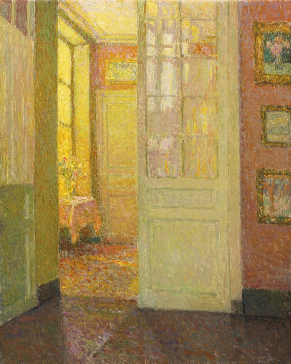 Interiør. Vinduslys, 1931 av Henri Le Sidaner