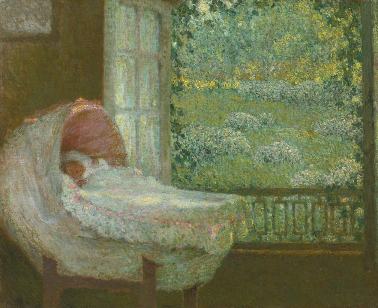 The Cradle, 1905 av Henri Le Sidaner