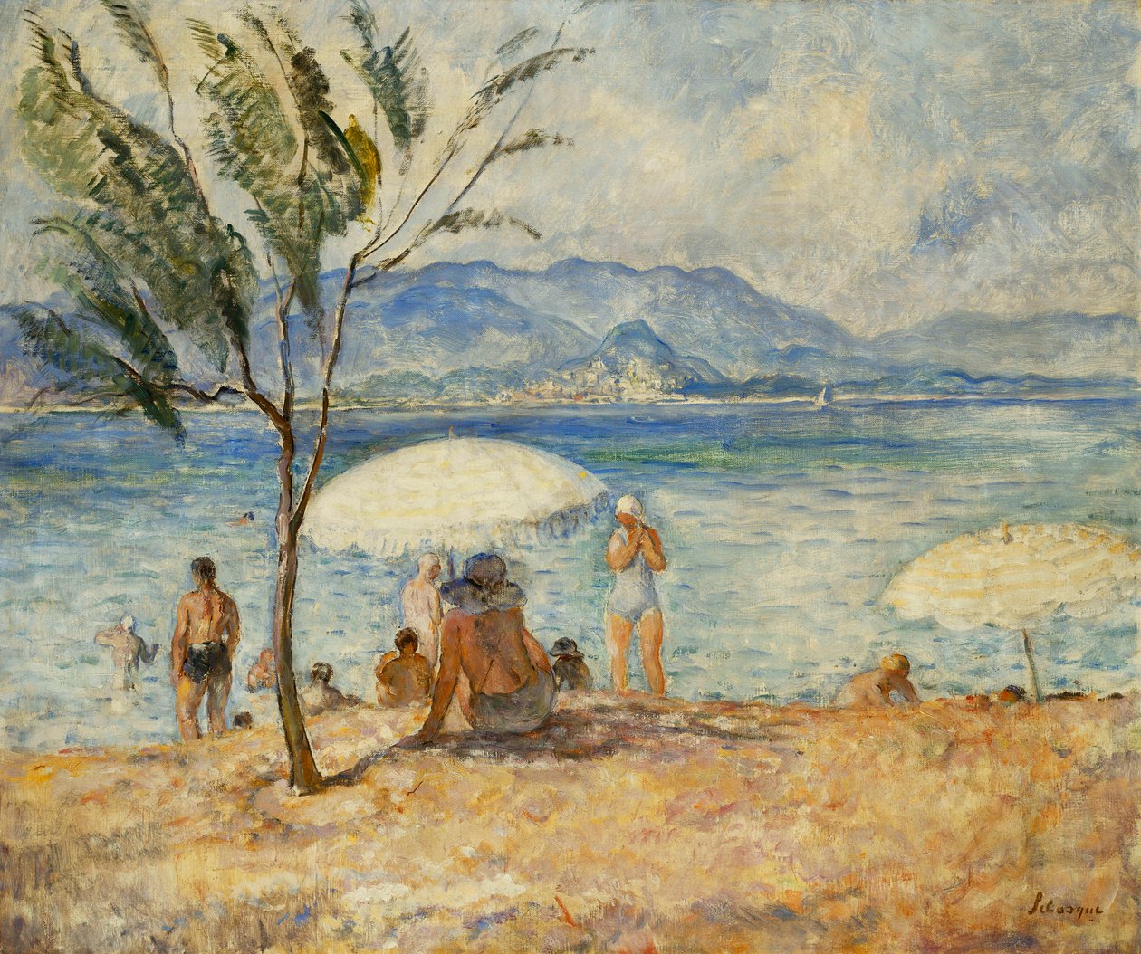 Badegjester; Badegjester, av Henri Lebasque