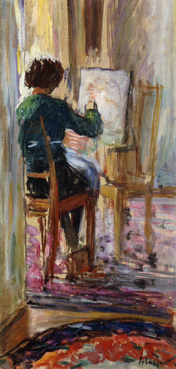 datter av kunstneren; Kunstnerens datter, av Henri Lebasque