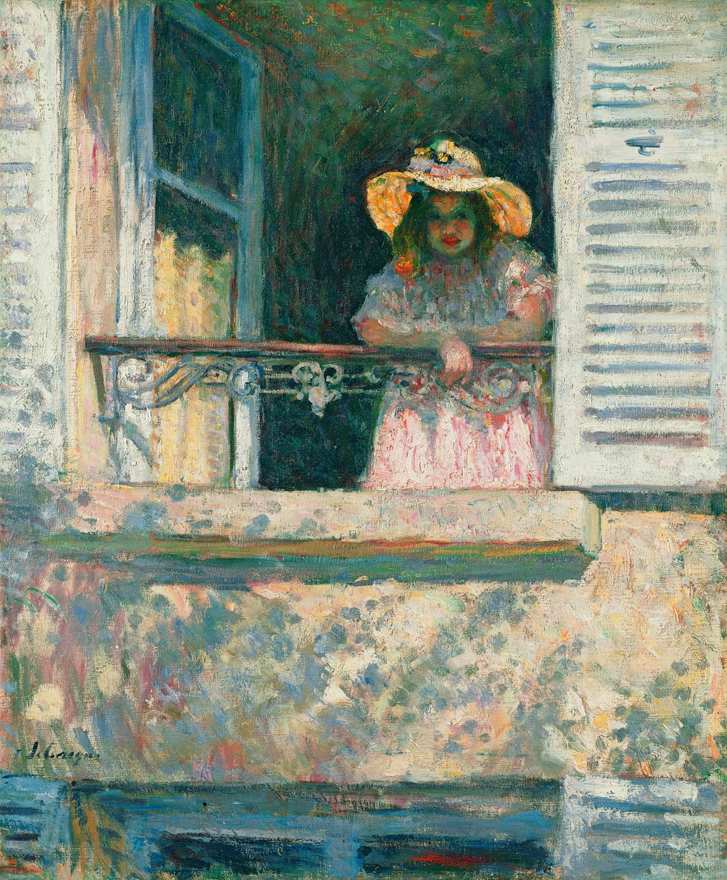 Jenta ved vinduet; Pike ved vinduet, ca. 1903-1904 av Henri Lebasque