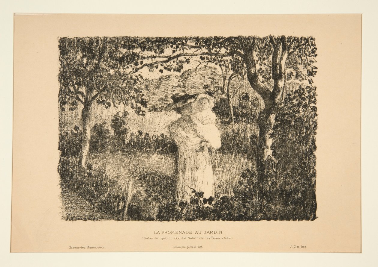 Turen i hagen av Henri Lebasque