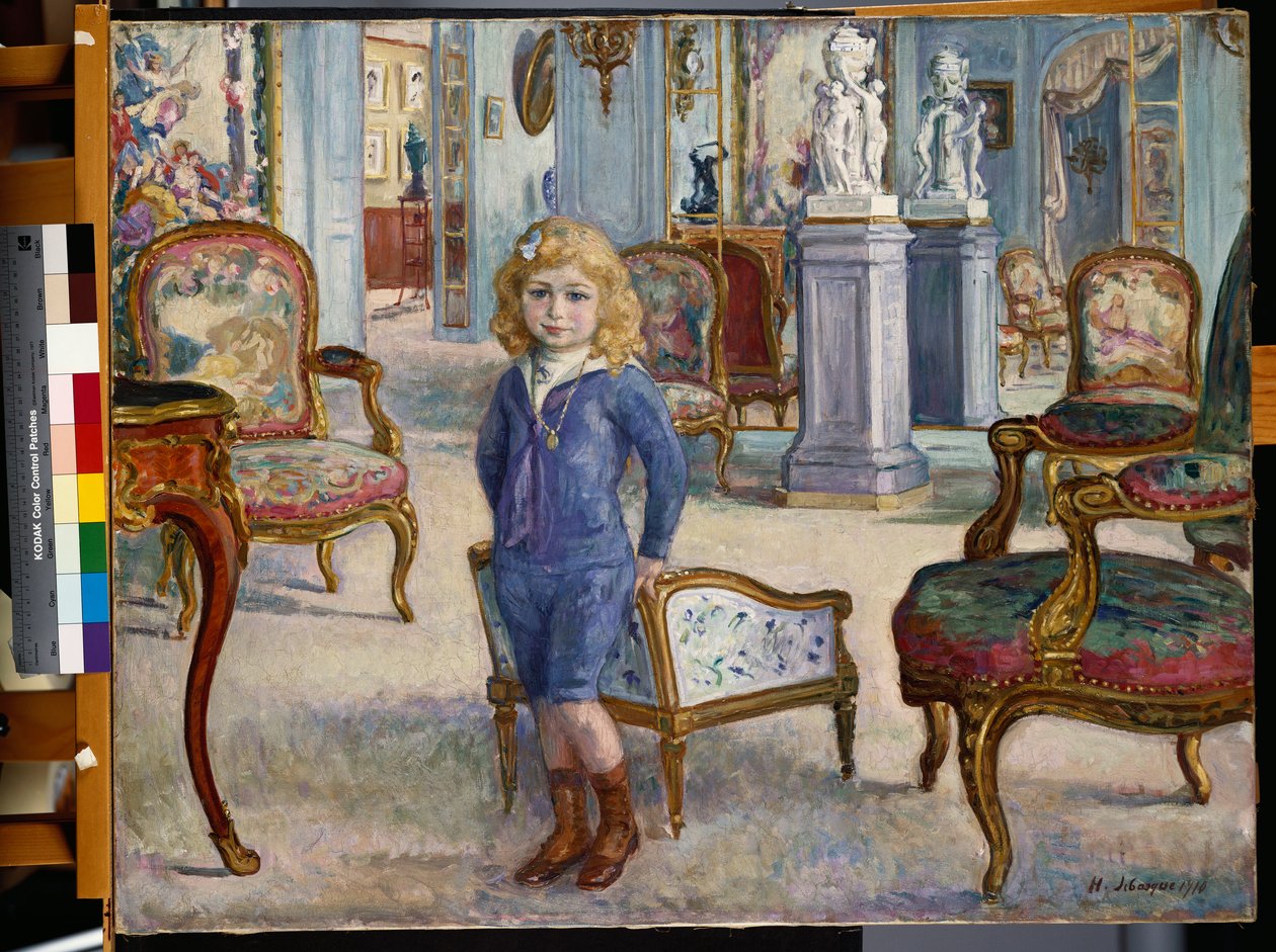 Paul de Camondo på Hotel de Camondo, 1910 av Henri Lebasque