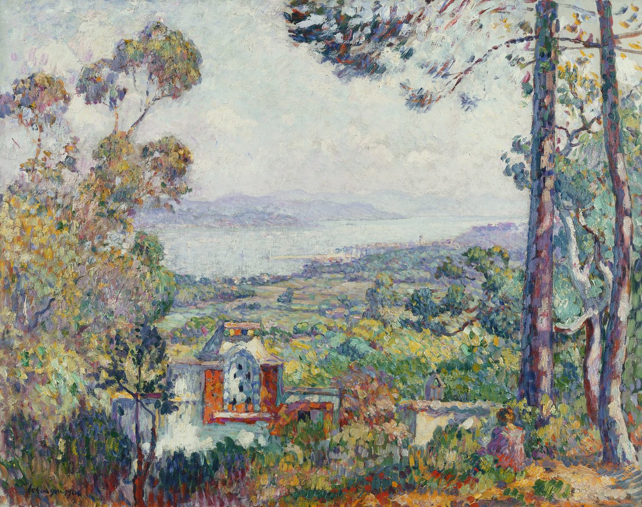 Port of Saint-Tropez, 1906 av Henri Lebasque