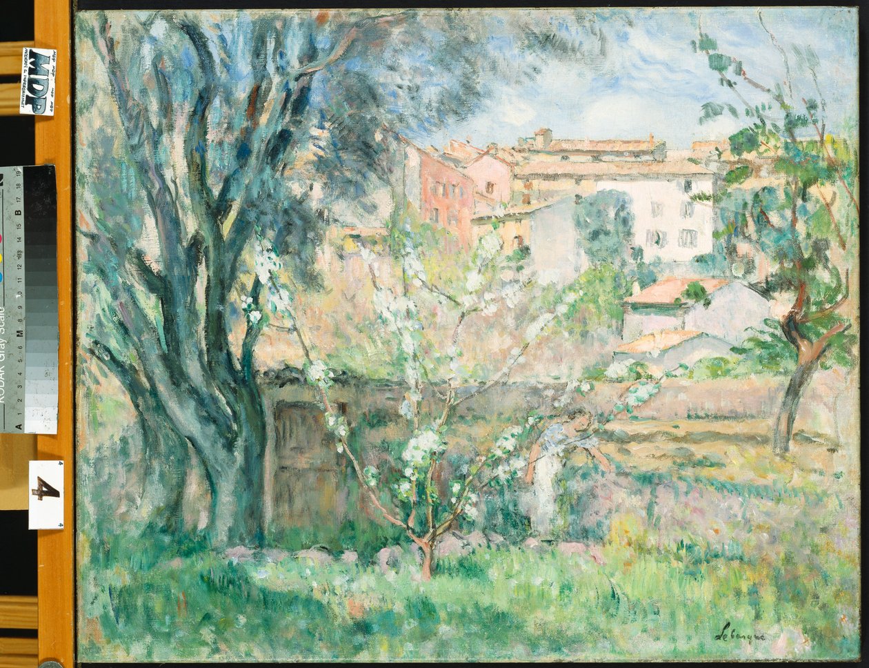 Kunstnerens hage i Cannet, 1931 av Henri Lebasque