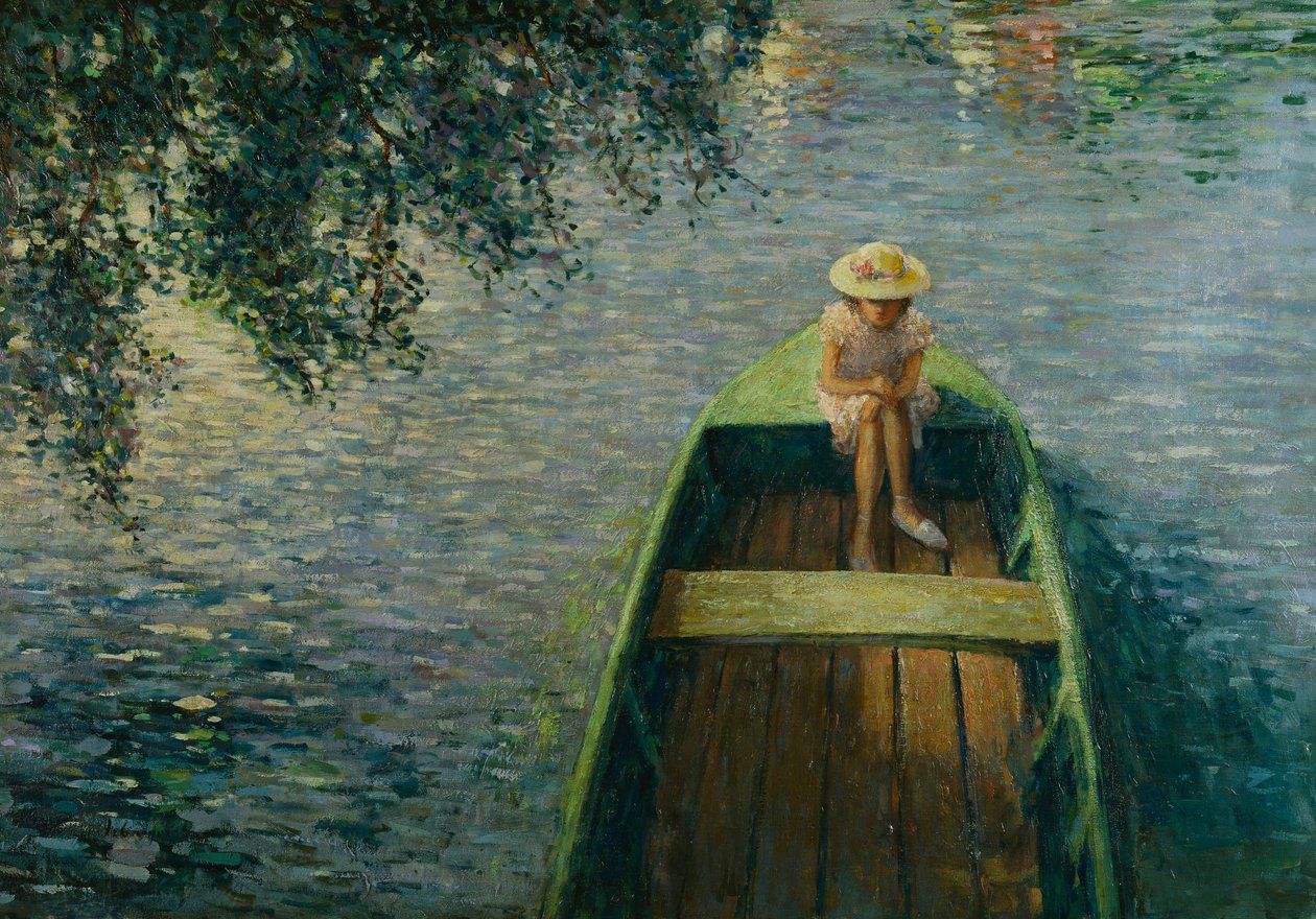 Båten på Marne, 1905 av Henri Lebasque