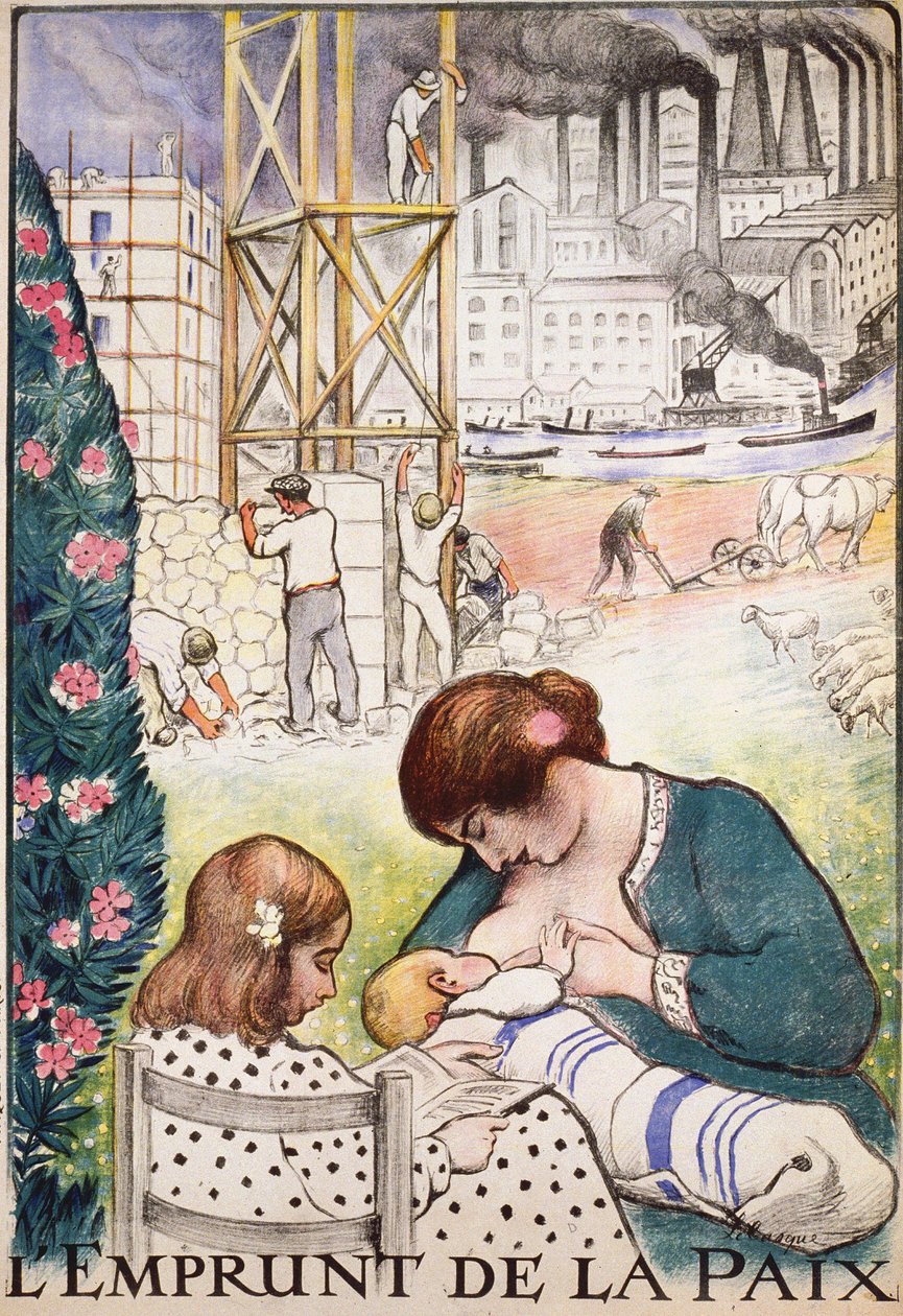 The Loan of Peace - poster by Henri Lebasque (1865-1937) av Henri Lebasque