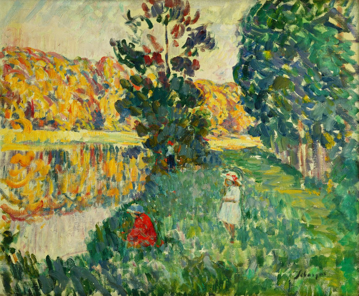 Dammene til St. Peter; Dammene til St. Pierre, av Henri Lebasque