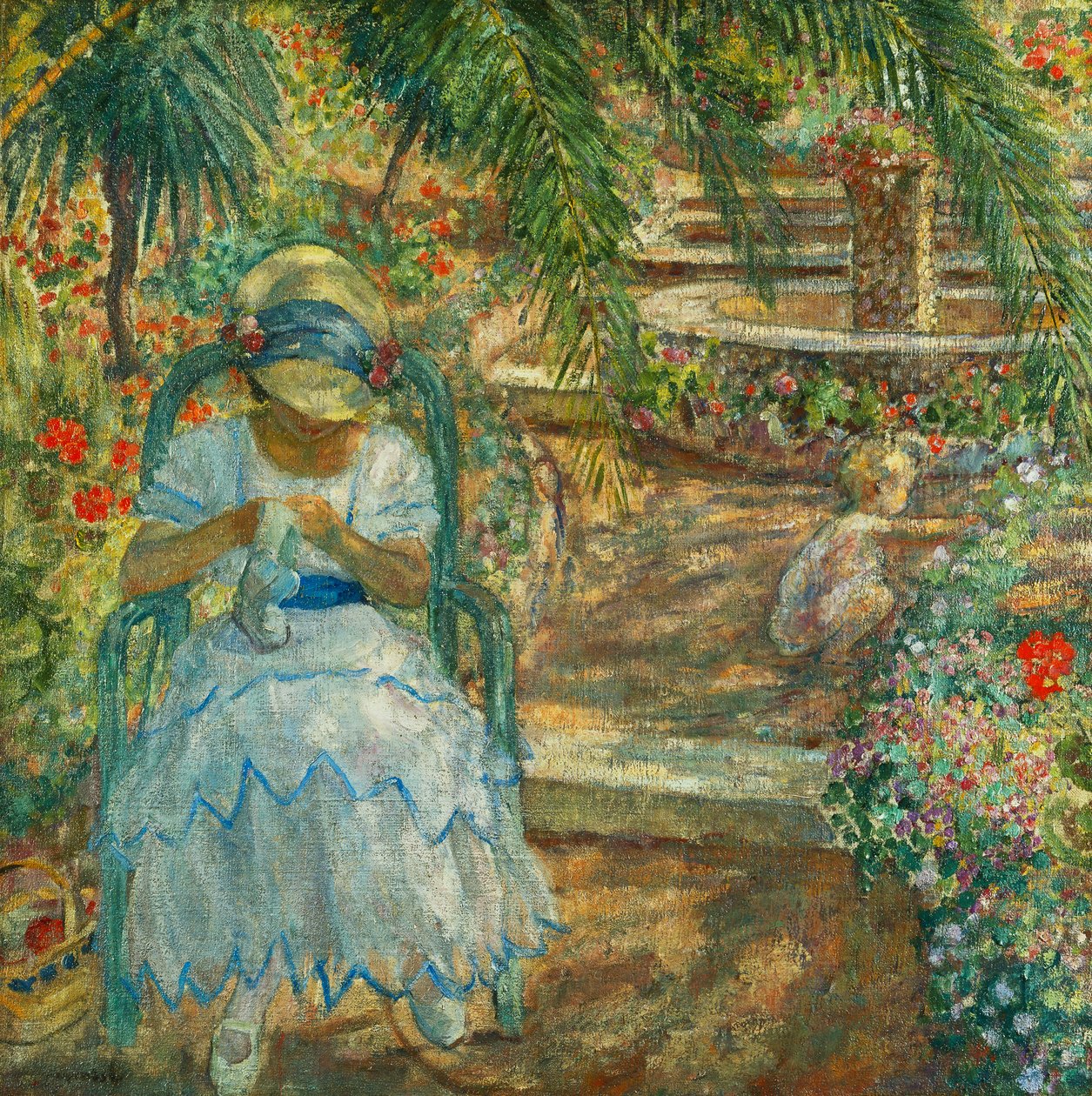 Under palmene; under palmene, av Henri Lebasque