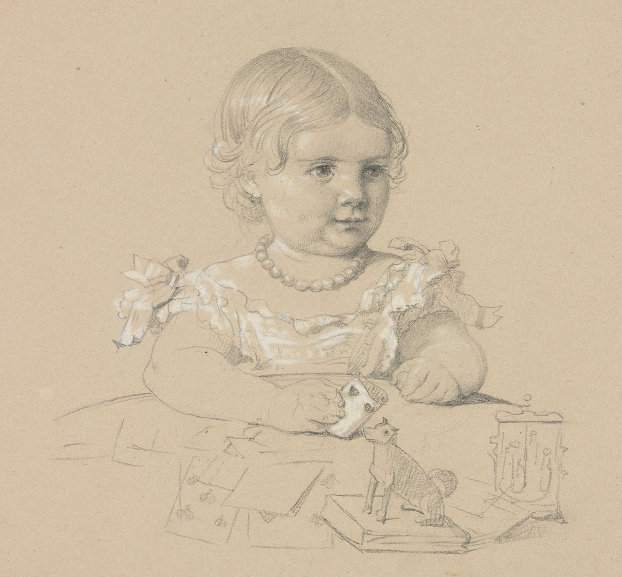 Portrett av et barn av Henri Lehmann