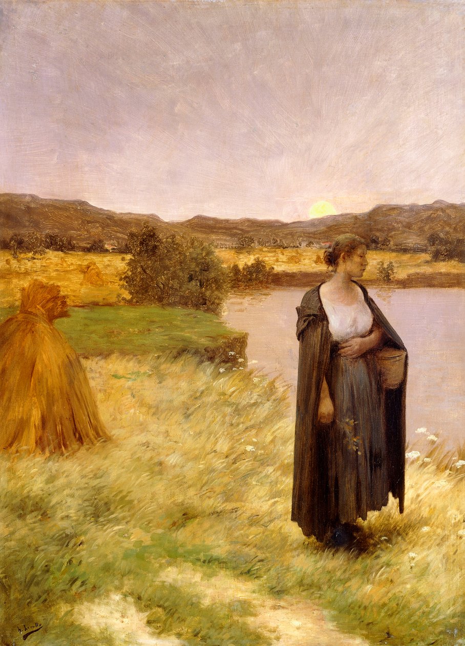 Måneoppgang av Henri Lerolle