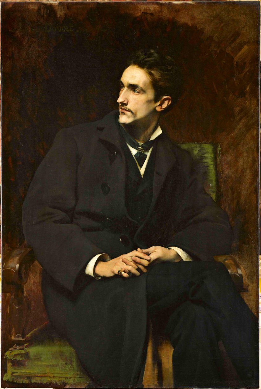 Portrett av grev Robert de Montesquiou, 1879. av Henri Lucien Doucet