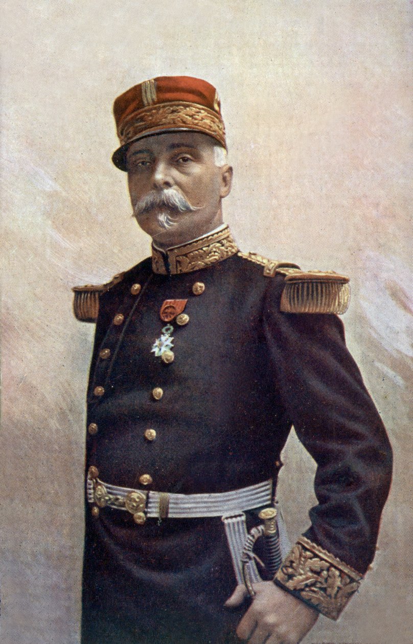 Fransk general Pau, sjef for hæren i Alsace av Henri Manuel