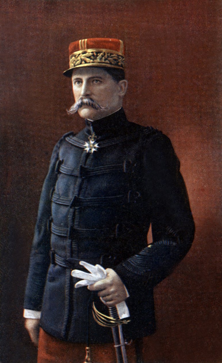 General Auguste Hirschauer, general under WW1, foto av Henri Manuel av Henri Manuel