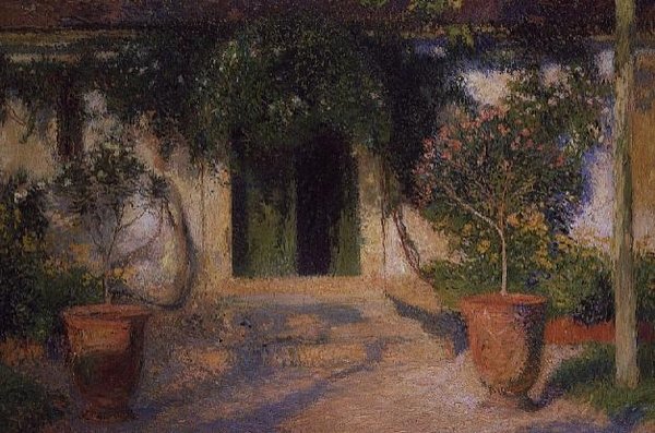 Inngang til et hus av Henri Martin