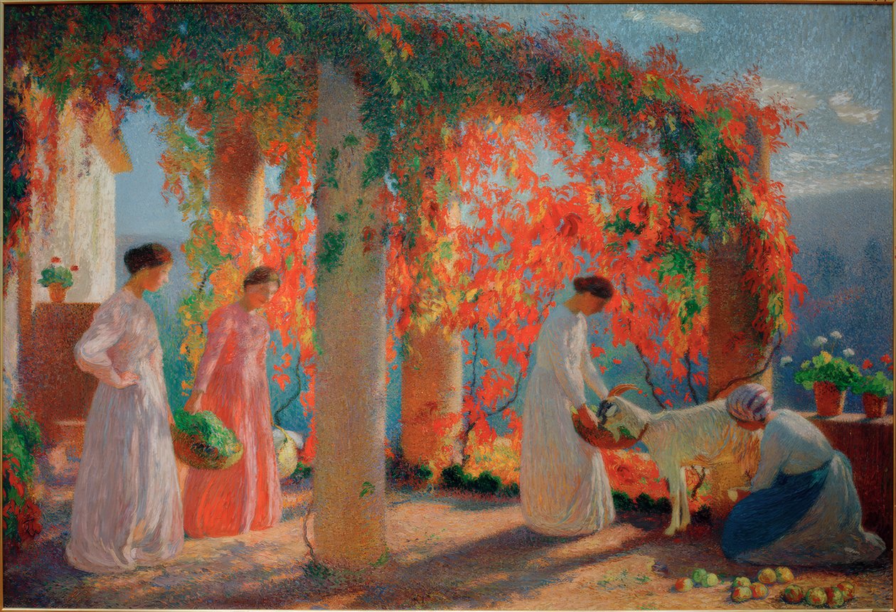 Pergolaen på Marquayrol av Henri Martin