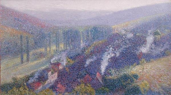 Labastide du Vert, ca. 1930 (olje på lerret) av Henri Martin