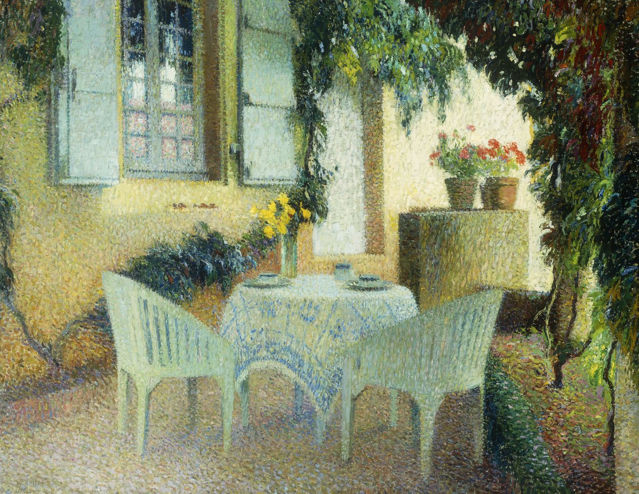 Terrasse til herregården i Marquayrol, av Henri Martin