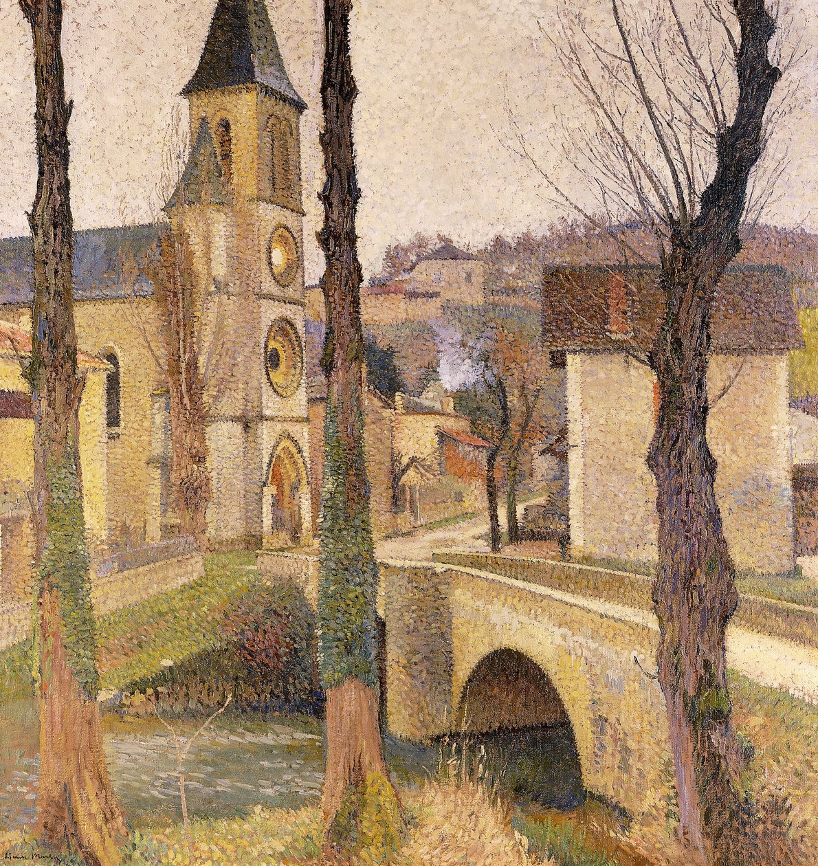 Broen ved Bastide-du-Vert; Broen ved Bastide-du-Vert, ca. 1920 av Henri Martin