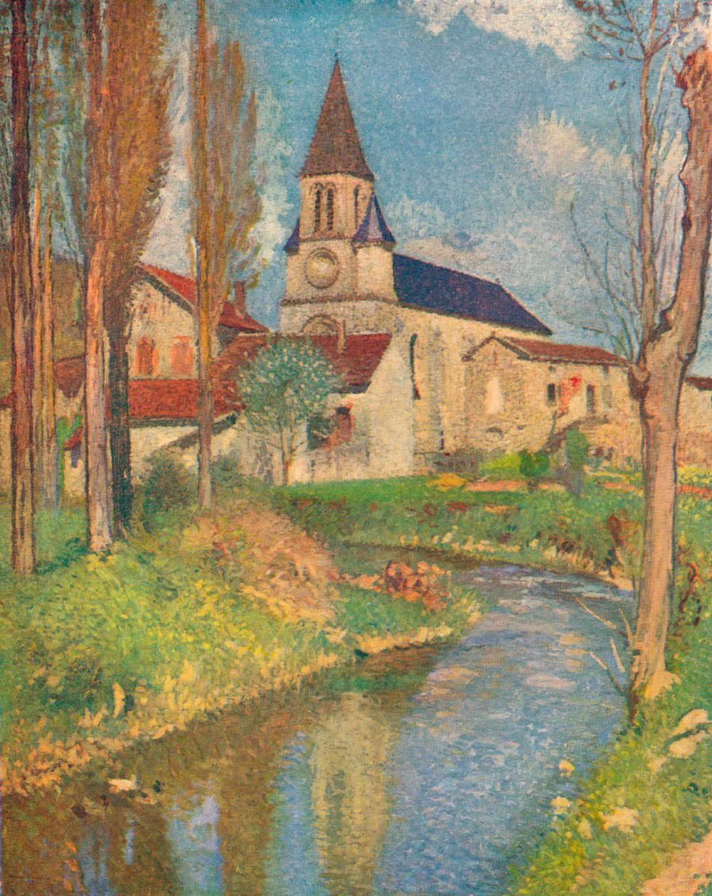 La Bastide-kirken, c1915 av Henri Martin